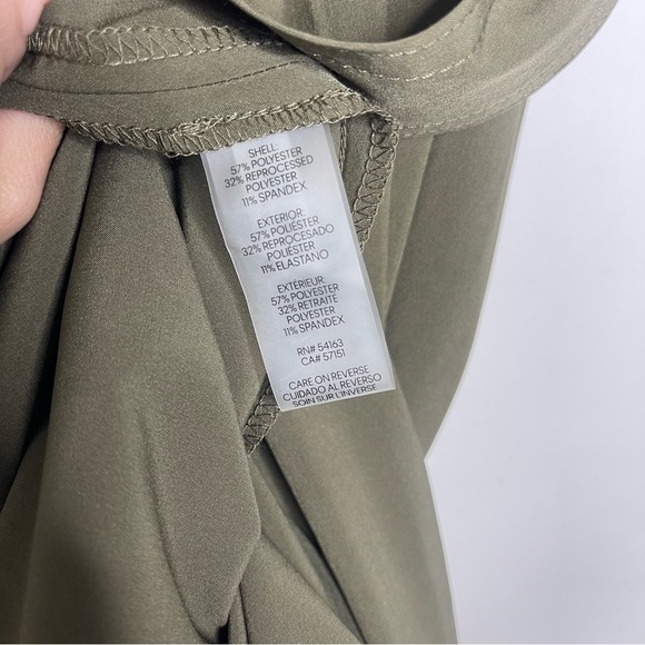 Calvin Klein Green Belted Dress Size 4 NWT - Picture 2 of 5